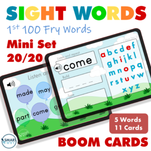 1st 100 Fry Sight Words Mini Set 20