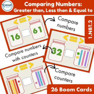 compare numbers boom cards