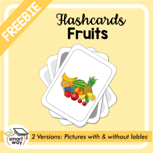 free fruits flashcards