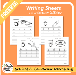 lowercase letters writing practice sheets