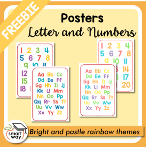 Free letters and numbers posters