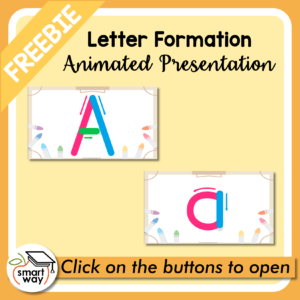 Free letter formation animation presentation