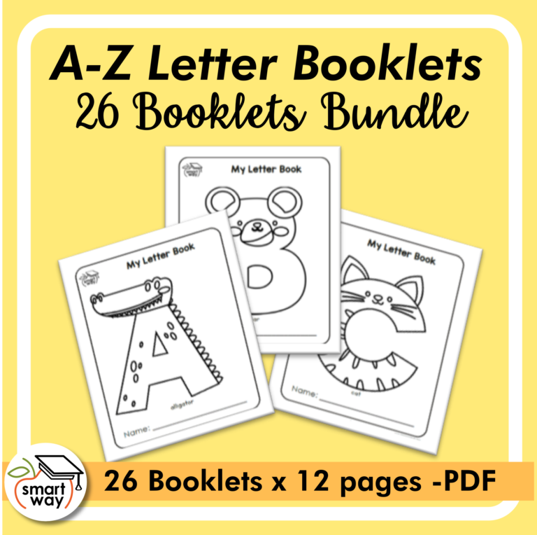 A to Z letter booklets