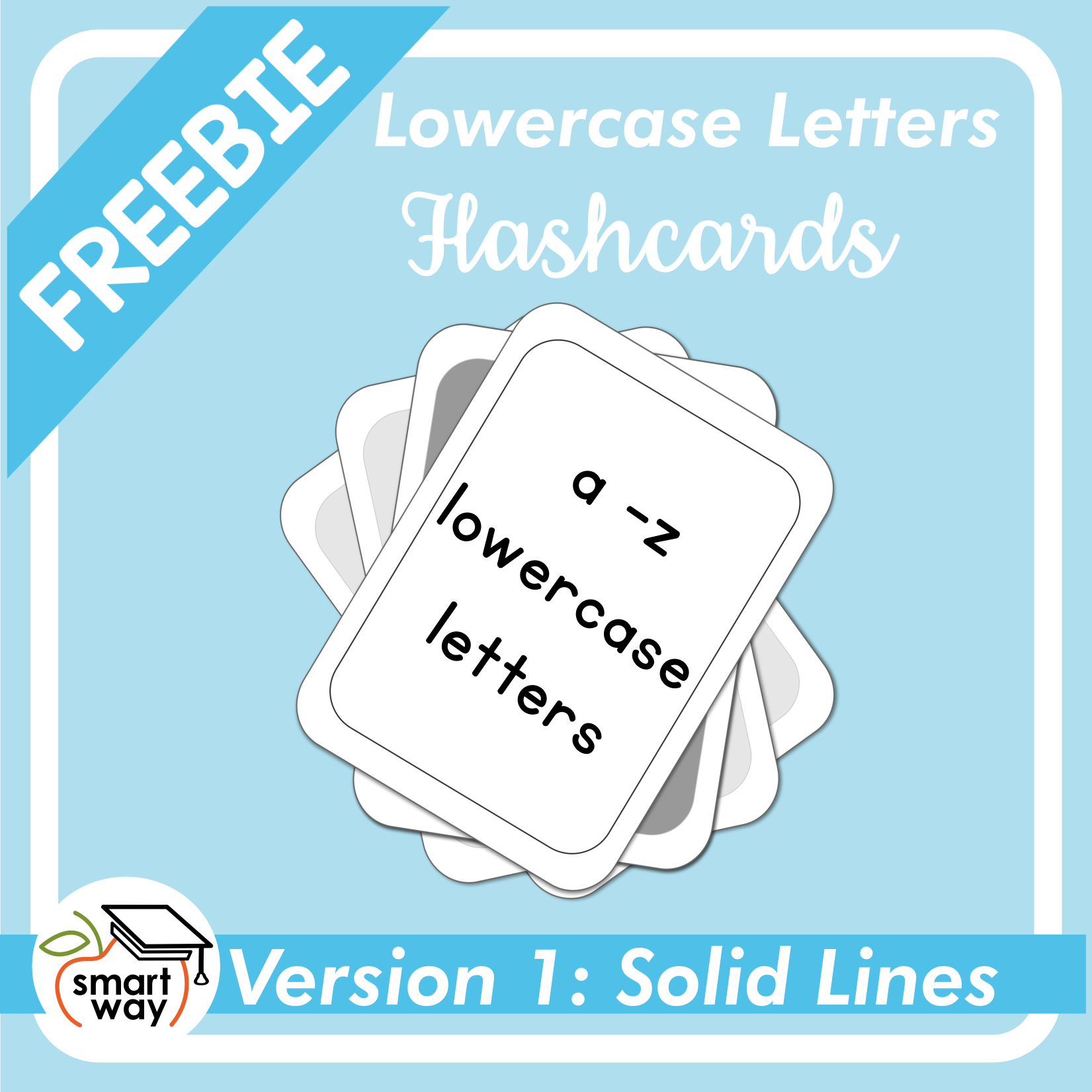 lowercase letter flashcards