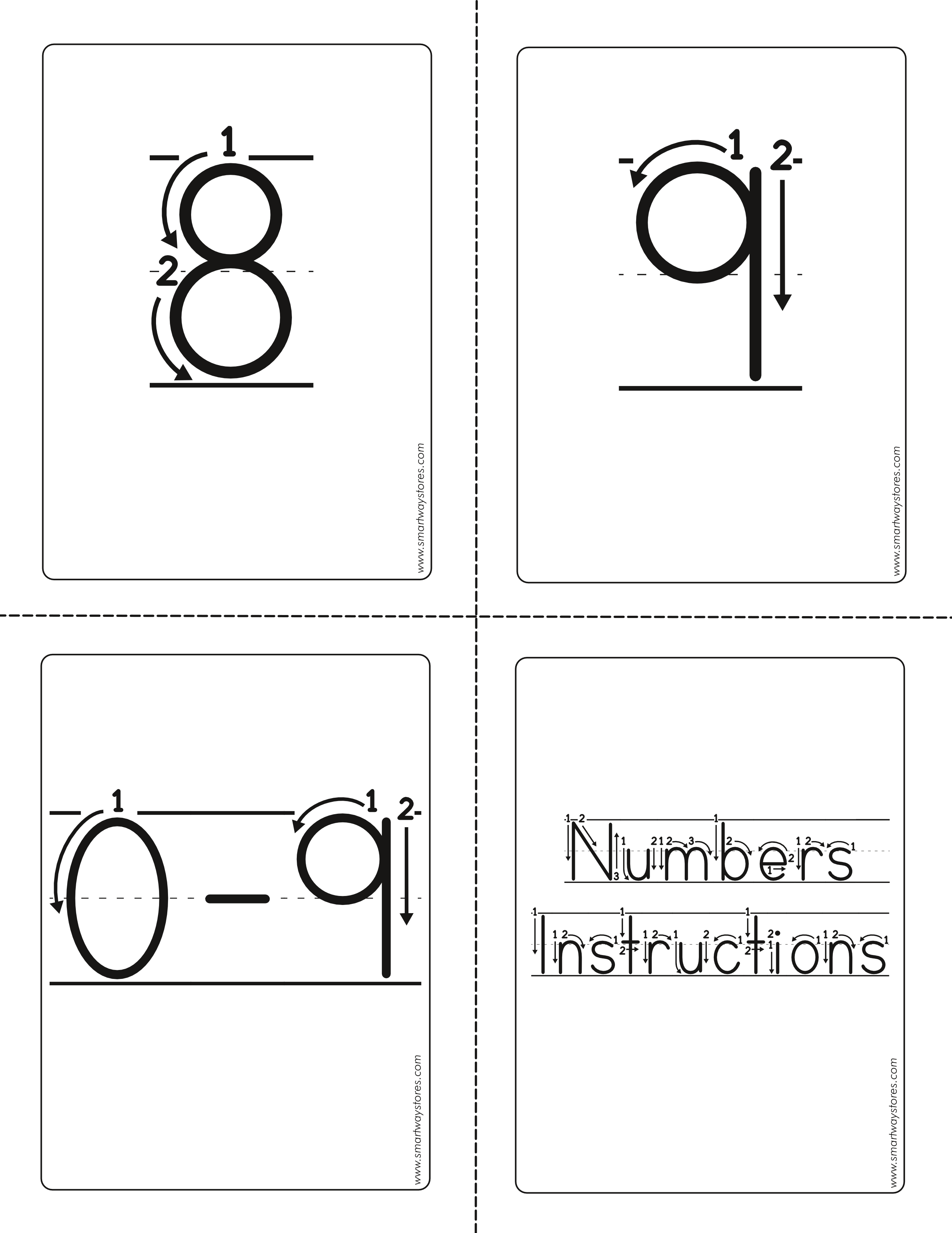 numbers writing praictice -page008