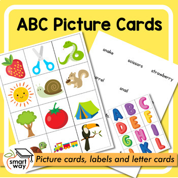 Alphabet Picture Mini cards