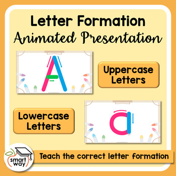 animated letter formation slides