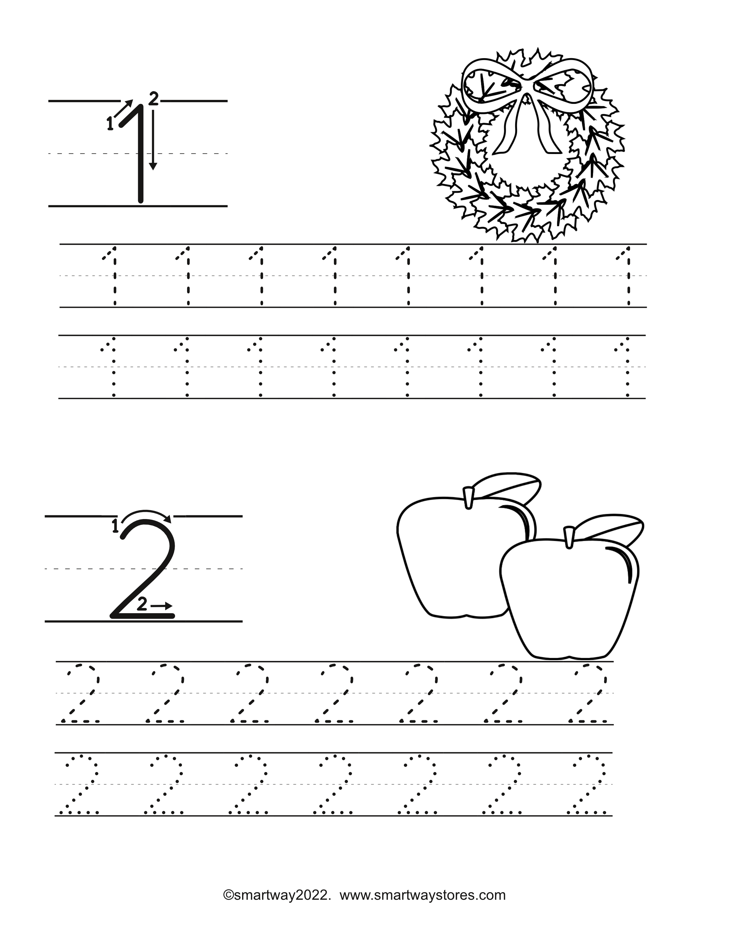 count, trace and color numbers-page003