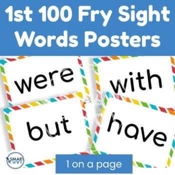 fry sight words rainbow large