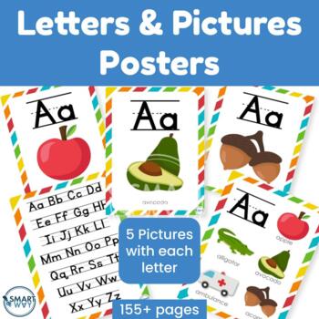 Letters and pictures posters